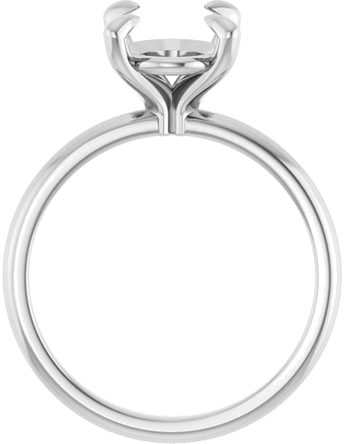 Sužadėtuvių Žiedas „Solitaire“ 950 Platinos Oval 10mm x 8mm (2)