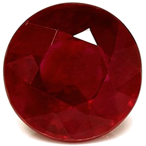 1.25 carat RED Round Rubinas (1)