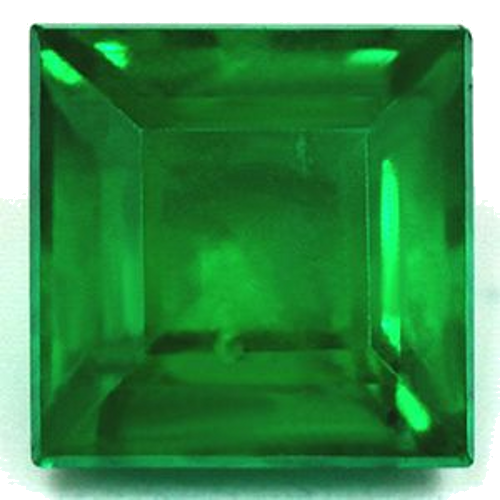 1.45 carat GREEN Square Smaragdas (1)