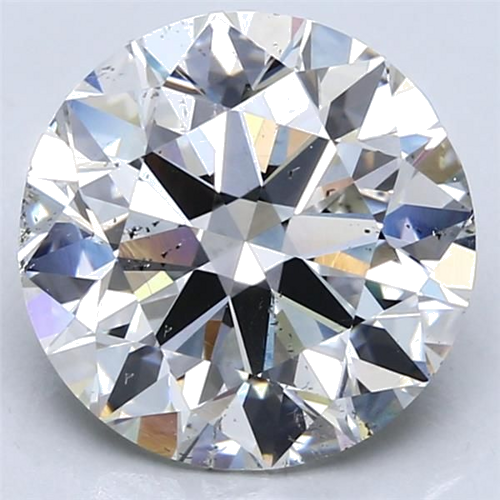 5.02 carat H-SI2 Excellent cut Natūralus Round Deimantas (1)