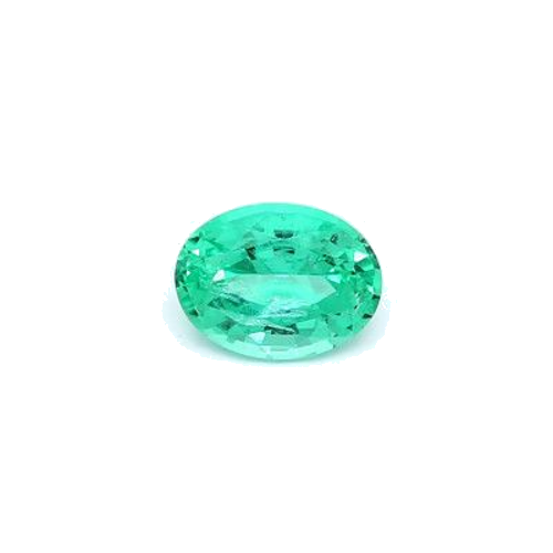 0.73 carat GREEN BRILLIANTSTEP cut Oval Smaragdas (1)