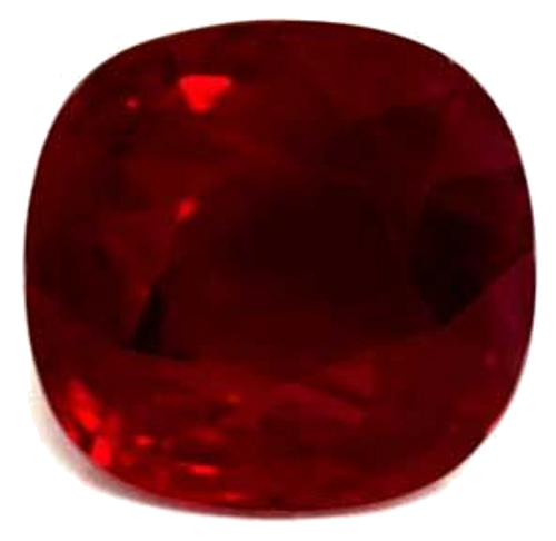 1.36 carat RED Cushion Rubinas (1)