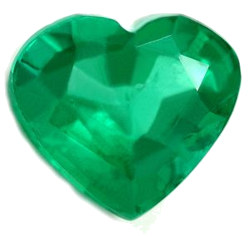 2.16 carat GREEN Heart Smaragdas (1)