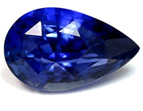 7.6 carat BLUE Pear Safyras (1)