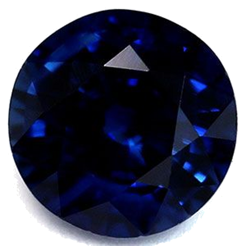 1.1 carat BLUE Round Safyras (1)