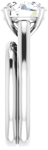 14K White   Yellow 9.4 mm Round Engagement Ring Mounting (9)