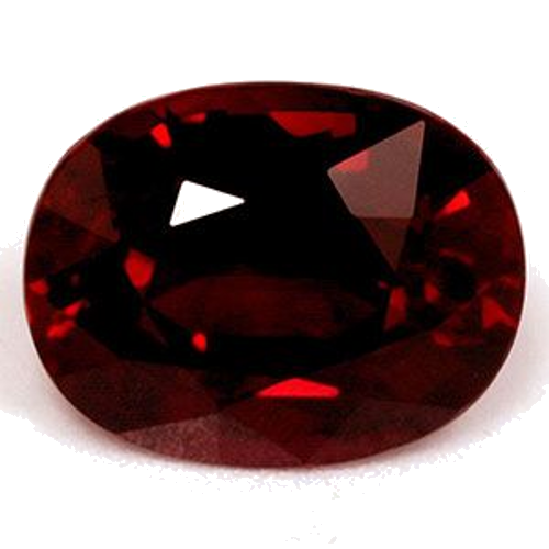 2.1 carat RED Oval Rubinas (1)