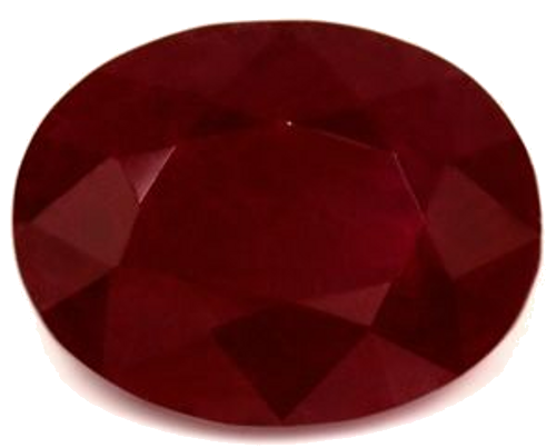 3.9 carat RED Oval Rubinas (1)