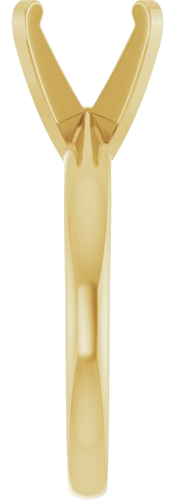 Sužadėtuvių Žiedas „Solitaire“ 10k yellow gold Square 6.5mm (4)