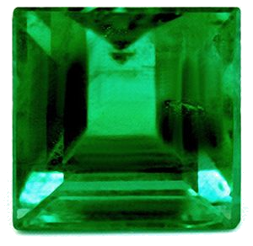 1.66 carat GREEN Square Smaragdas (1)