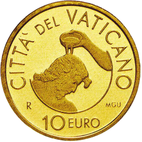 3 g Vatican 2014 Baptism 10 euro gold coin (2)