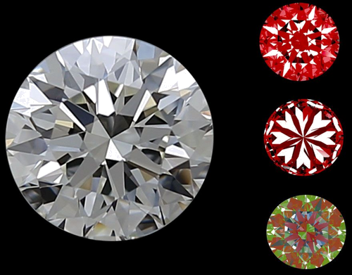 0.8 carat J-VVS2 Excellent cut Natūralus Round Deimantas (1)