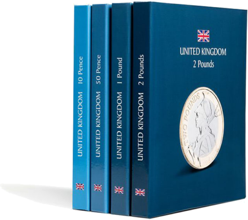 Kišeninis monetų albumas Didžiosios Britanijos monetoms Kaskade (1)