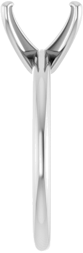 Sužadėtuvių Žiedas „Solitaire“ 585 Baltojo Aukso Square 7mm (4)