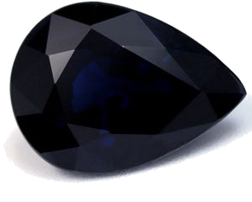 4.44 carat BLUE Pear Safyras (1)