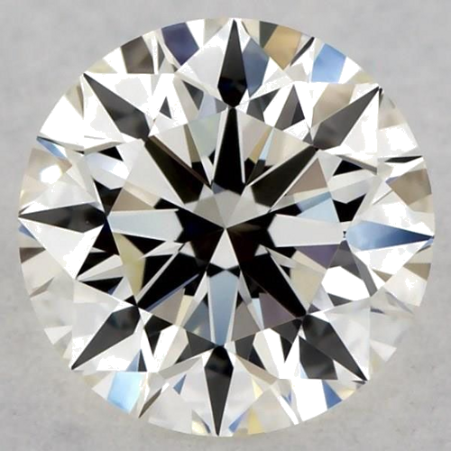 0.45 carat J-VVS1 Very Good cut Natūralus Round Deimantas (1)
