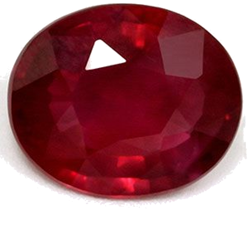 2.07 carat RED Oval Rubinas (1)