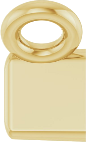 Pakabukas „Solitaire Channel-Set“ 585 Geltonojo Aukso Straight Baguette 4.5mm x 2mm (3)