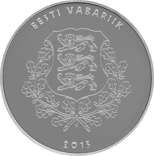 2015 Estonia Eduardo Vildes 150th anniversary 10 euro silver coin (2)