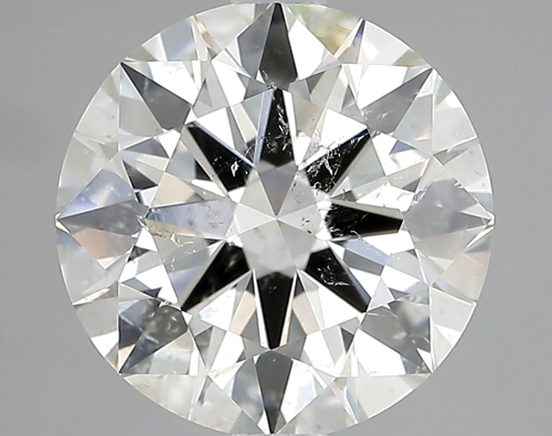 3.52 carat K-SI2 Excellent cut Natūralus Round Deimantas (1)