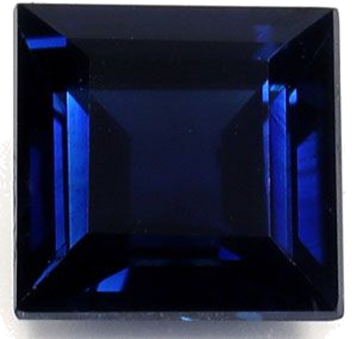 0.94 carat BLUE Square Safyras (1)