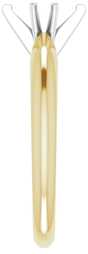 Sužadėtuvių Žiedas „Heavy Solitaire“ 585 Baltojo Ir Geltonojo Aukso Marquise 6mm x 3.5mm (4)