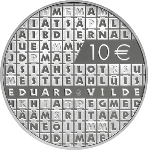 2015 Estonia Eduardo Vildes 150th anniversary 10 euro silver coin (1)