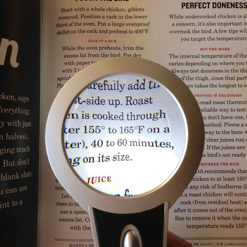 Handheld LED Magnifier 3.6x (3)