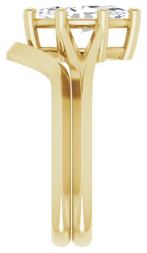 Sužadėtuvių Žiedas „Solitaire“ 585 Geltonojo Aukso Marquise 10mm x 5mm (9)