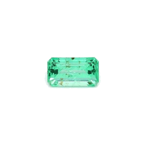 0.89 carat GREEN STEP cut Octagonal Smaragdas (1)