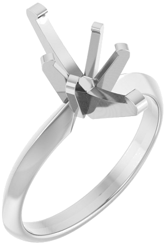 Sužadėtuvių Žiedas „Solitaire“ 585 Baltojo Aukso Marquise 12mm x 6mm (1)