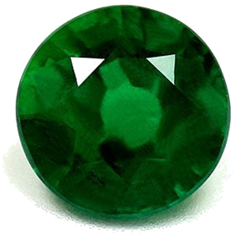 1.27 carat GREEN Round Smaragdas (1)