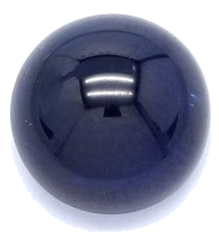 3.4 carat BLUE CABOCHON cut Round Safyras (1)