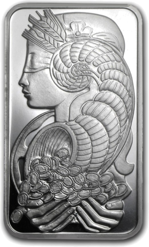 1 унция Сребърно кюлче Lady Fortune PAMP (3)
