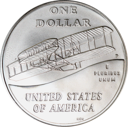1 Dollar First Flight 2003 USA Silver Coin (2)