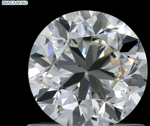 1.0 carat I-VS1 GD cut Natūralus Round Deimantas (1)