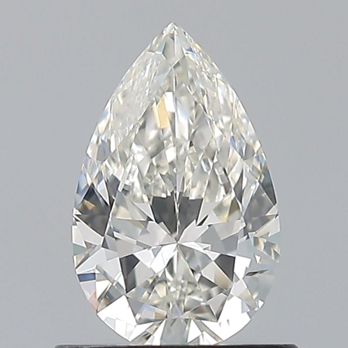 0.7 carat H-VS1 Natūralus Pear Deimantas (1)