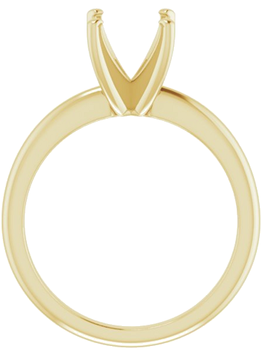 Sužadėtuvių Žiedas „Solitaire“ 585 Geltonojo Aukso Square 6mm (2)