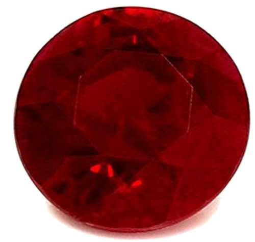 1.05 carat RED Round Rubinas (1)