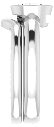 14K White 7x5 mm Oval Engagement Ring Mounting (9)