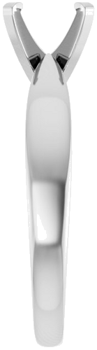 Sužadėtuvių Žiedas „Solitaire“ 950 Platinos Round 7.4mm (4)