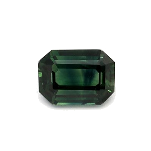 1.15 carat GREEN STEP cut Octagonal Safyras (1)