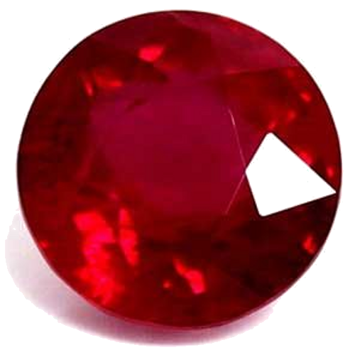 1.06 carat RED Round Rubinas (1)