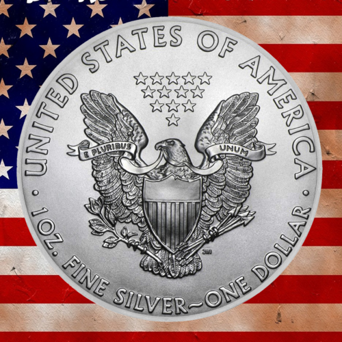 1 oz American Eagle USA Silver coin (Mix year) (2)