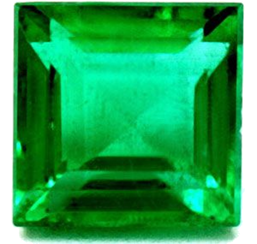 0.93 carat GREEN Square Smaragdas (1)