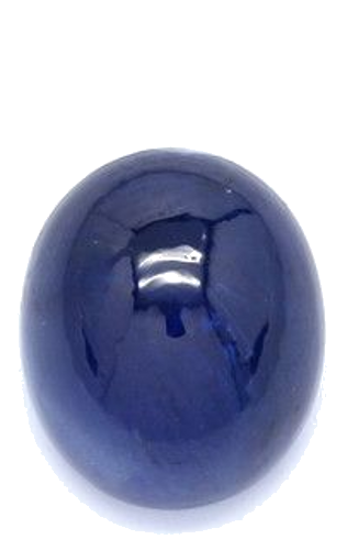 3.37 carat BLUE CABOCHON cut Oval Safyras (1)