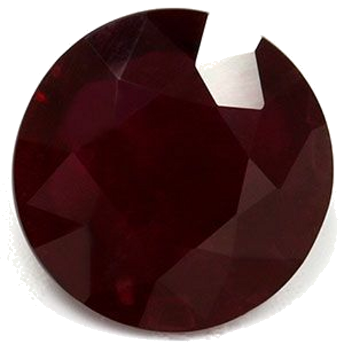 2.03 carat RED Round Rubinas (1)