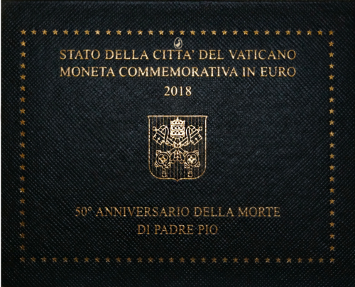 2018 Vatikāna tēvs Piuss 2 eiro monēta (3)