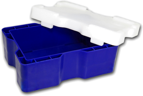 Празна правоъгълна кутия Monster Box за 200 сребърни монети Dragon от 1 унция (1)