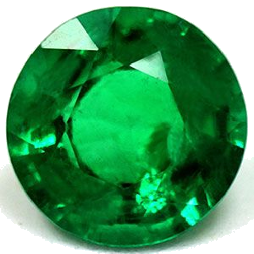 1.44 carat GREEN Round Smaragdas (1)